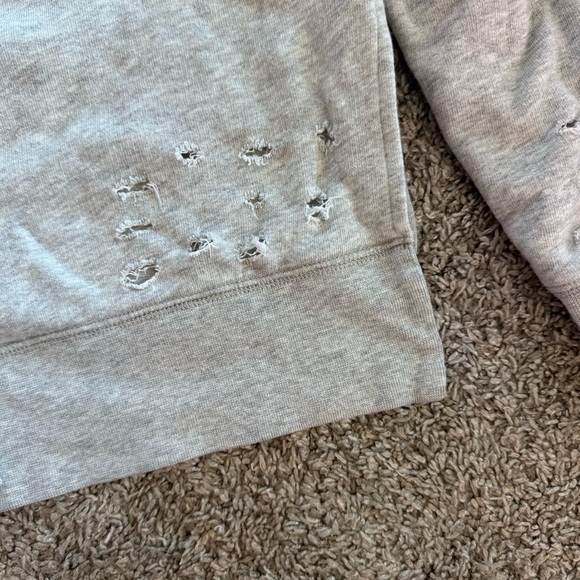 SPIRITUAL GANGSTER Distressed Hoodie XS - Picture 4 of 5